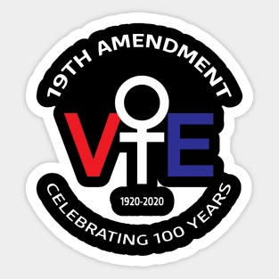 Celebrating 19TH Amendment Sticker